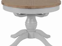 OSLO OAK 1M ROUND DINING TABLE/DESK OneWorld Collection