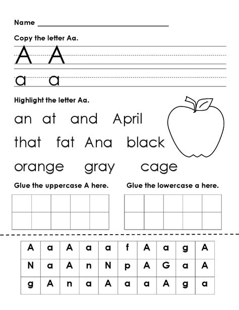 1st Grade Letter Worksheets