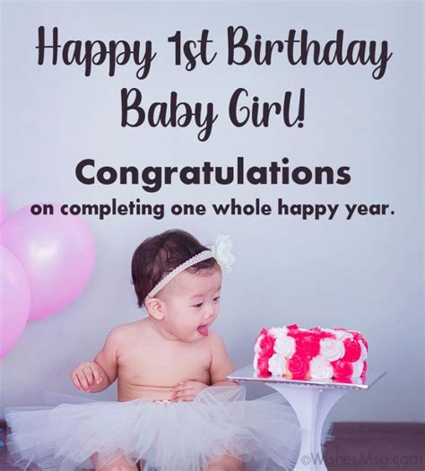 1st Happy Birthday Images For Baby Girl