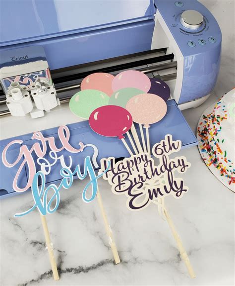 Download 1st Birthday Cake Topper for Cricut Machine