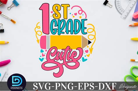 1st Grade Cutie - SVG