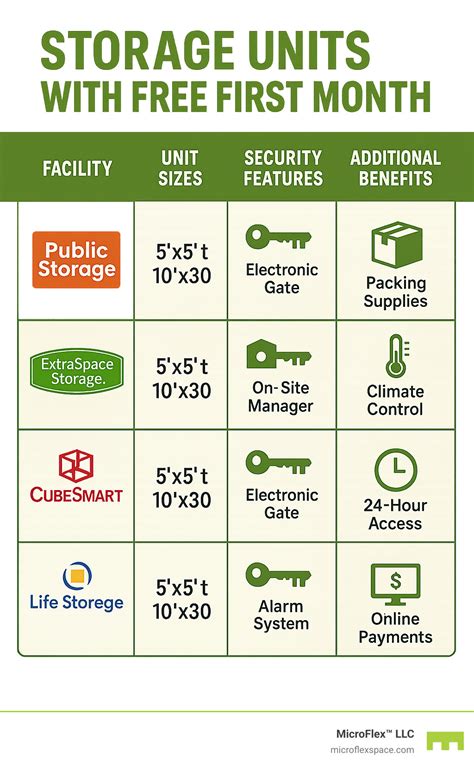 Secure Your Belongings Hassle-Free - Get 1st Month Storage for Free at a Location Near You!