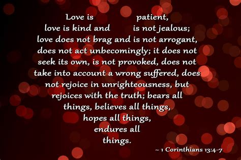 1st corinthians 13:4-7