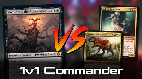 1v1 commander rules mtg