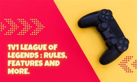 1v1 league rules