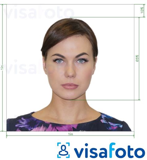 1x1 id picture size in cm