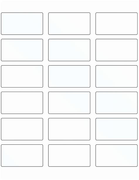 1x3 Label Template Word
