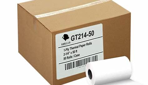 PRN Thermal Paper, 2 1/4 inches x 50 feet(Pack of 50)