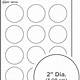 2 Inch Round Labels Template