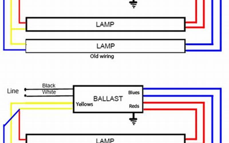 2 Lamp T12 Ballast Wiring Diagram
