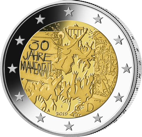 Berühmtesten 2 Euro Münze 30 Jahre Mauerfall Wert 2023