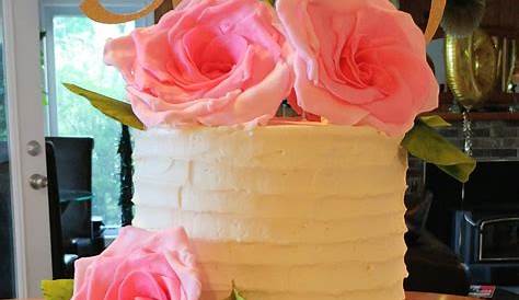 2 Layer Cake Design For 60th Birthday By Lorraine Mcgarry sDecor
