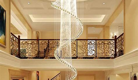 2 Story Foyer Crystal Chandelier s Large Entryway