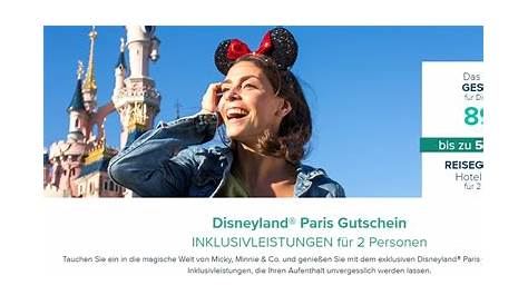 Disneyland® Paris Gutschein: 2 Tage im Premium Hotel nach Wahl mit