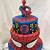 2 tier spiderman cake ideas