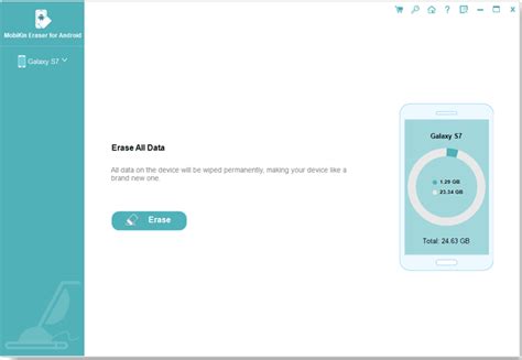 2#. Delete Photos Permanently From Samsung Phone by Mobikin Eraser for Android