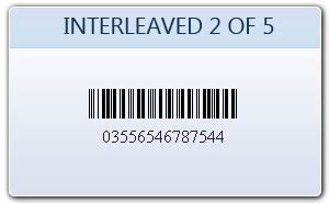 2/5 interleaved barcode generator