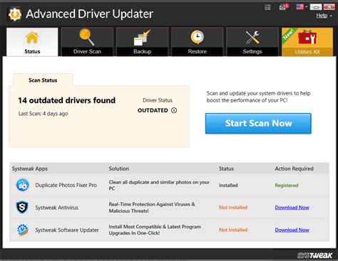 2 . Advanced Driver Updater