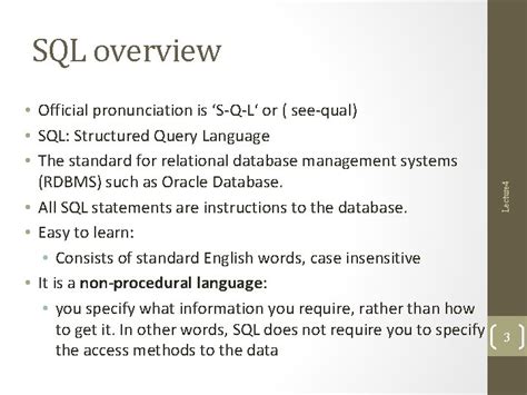 2 . Oracle SQL : An overview of the World ’s virtually Popular database