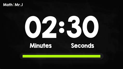 Tick Tock: Boost Your Productivity with Our Stylish 2 Minute 30 Second Timer