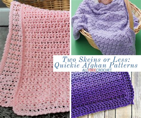 2 Skein Crochet Projects