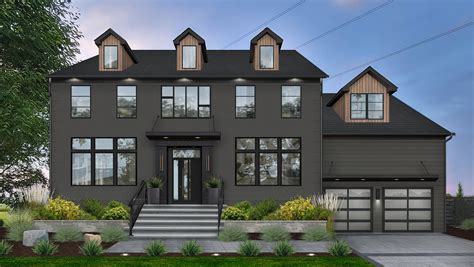 2 Story Painted Brick House