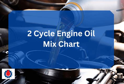 2 Stroke Engine Mix Chart