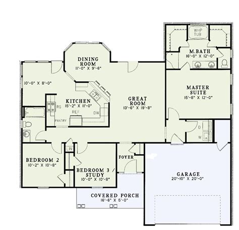 2 Bedroom Split Floor Plan
