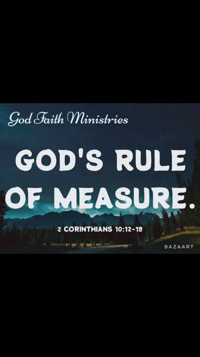 2 corinthians 10:12-18