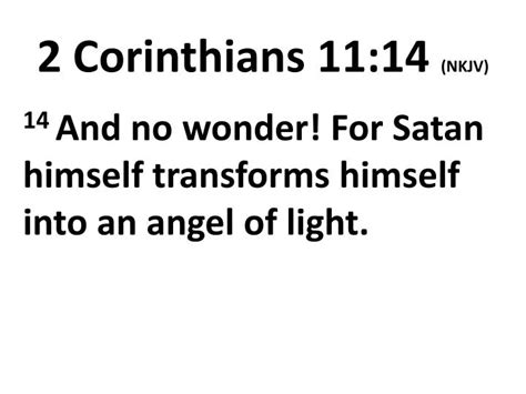 2 corinthians 11:14 nkjv