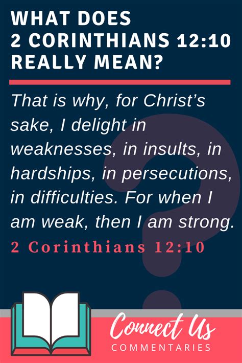 2 corinthians 12:10 meaning