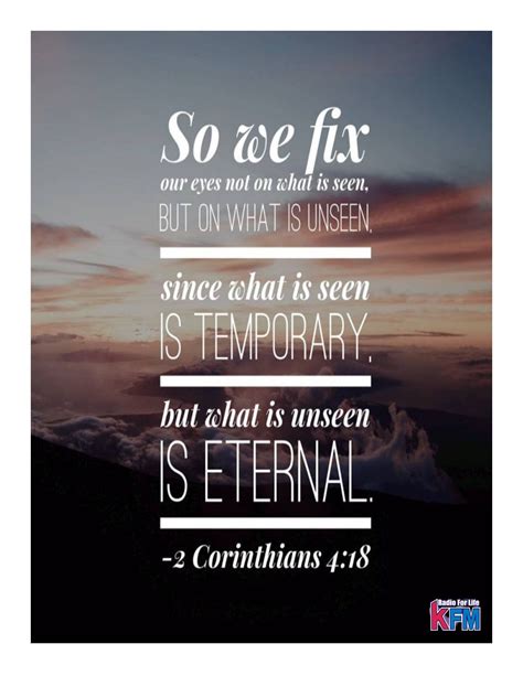 2 corinthians 4:18 meaning