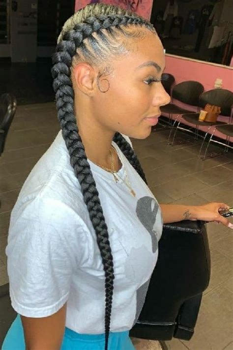 2 Cornrow Braids