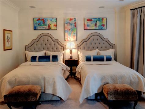 2 Double Beds In Master Bedroom