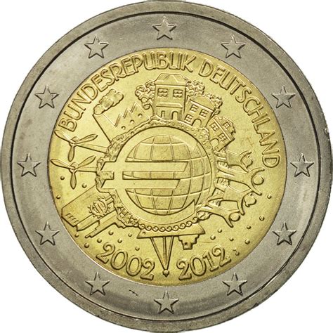 2 euro deutschland 2002 2012
