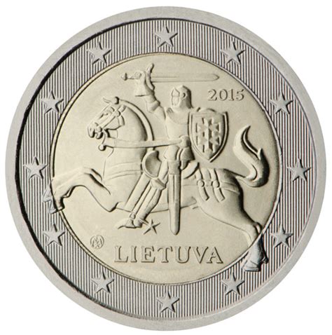 2 euro lietuva 2015 valore