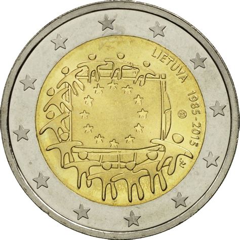 2 euro lietuva 2015 wert