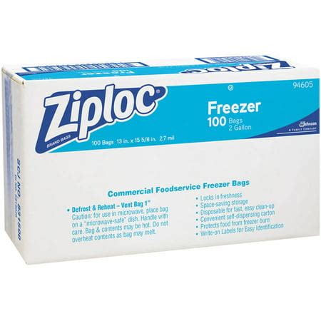 2 gallon freezer bags walmart