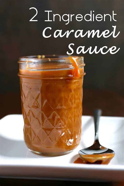 2 ingredient caramel sauce