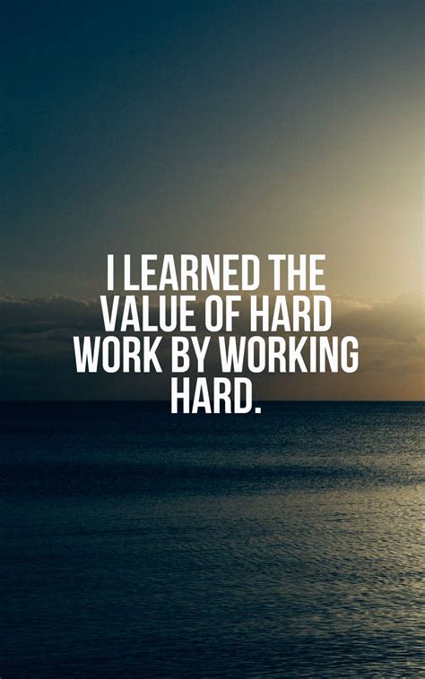 2 line quotes on hard work