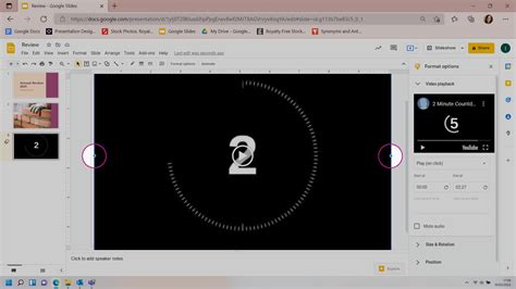 2 minute timer google slides