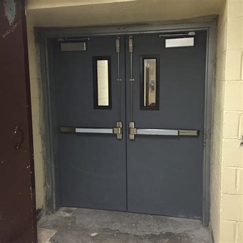 2 panel hollow metal door