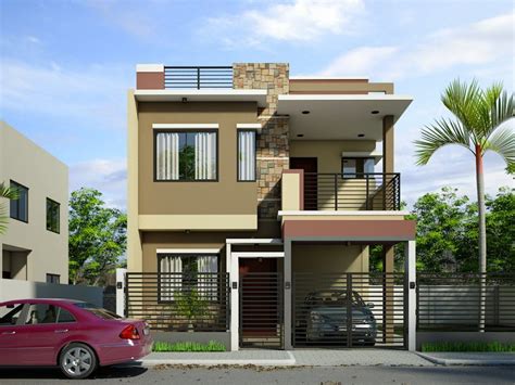 Small 2 Storey Modern House Design Simple TwoStorey House Design