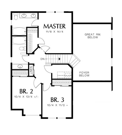 2 story floor plan with square footage