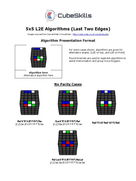 2 X2 Printabl 5X5 Algorithms