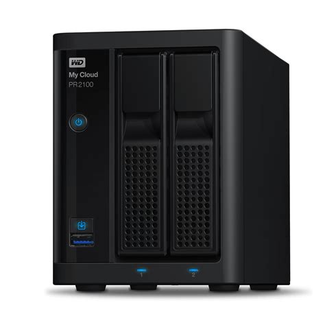 WD 12TB My Cloud Pro Series PR2100, 2Bay Network Attached Storage WDBBCL0120JBKNESN