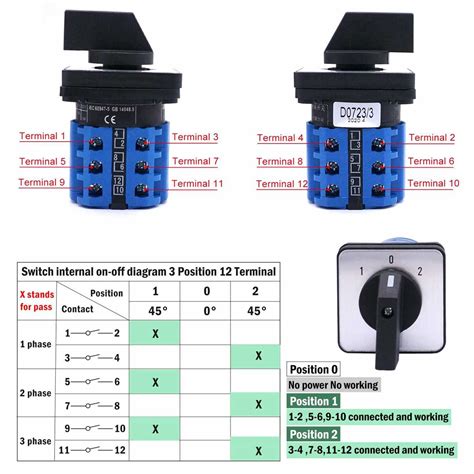 2 Pole Rotary Switch Wiring Diagram