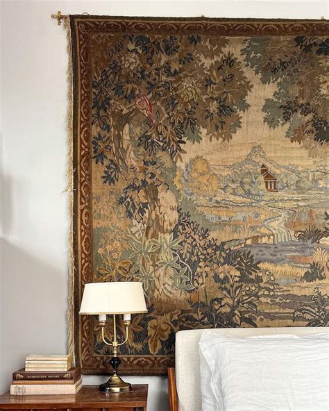 2. Hang a tapestry to create a focal point