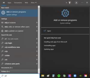 2. Add or Remove Programs