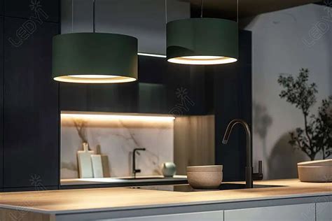 2. Add punch to a neutral scheme with feature lighting